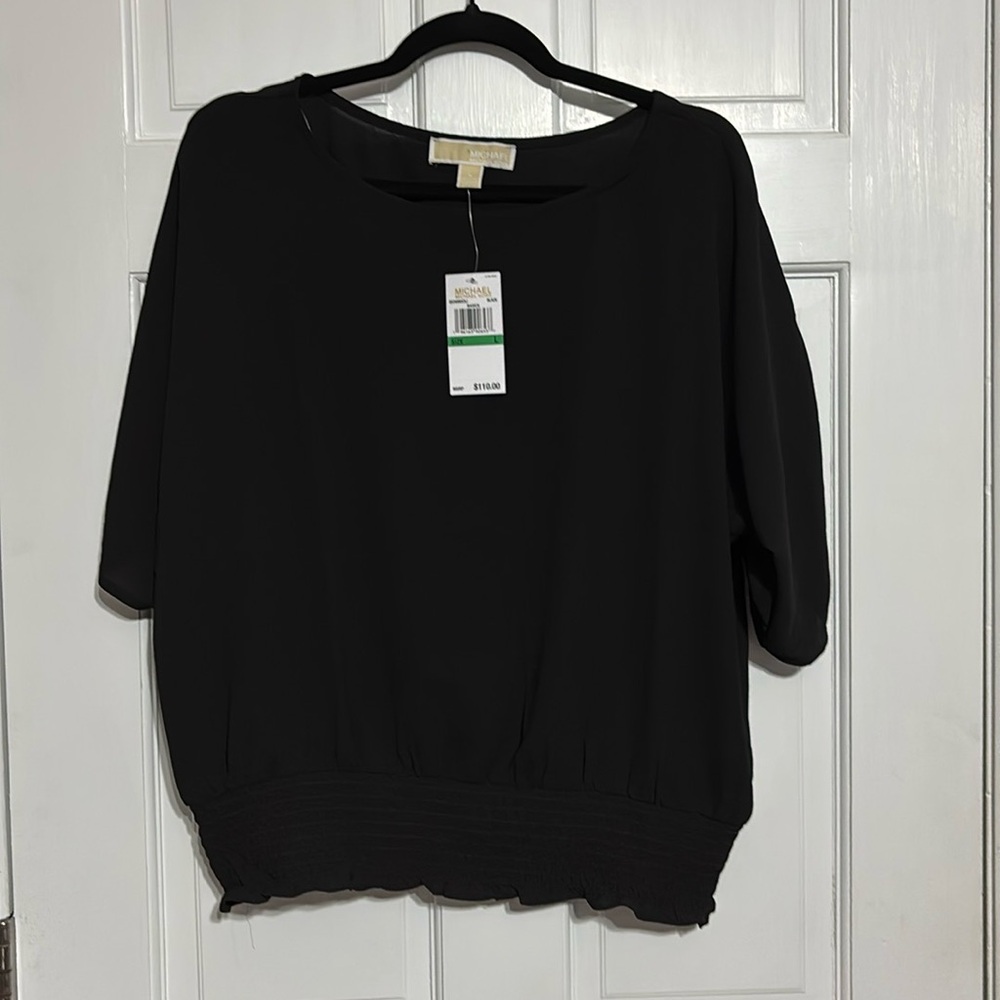 Michael Kors Smocked Top